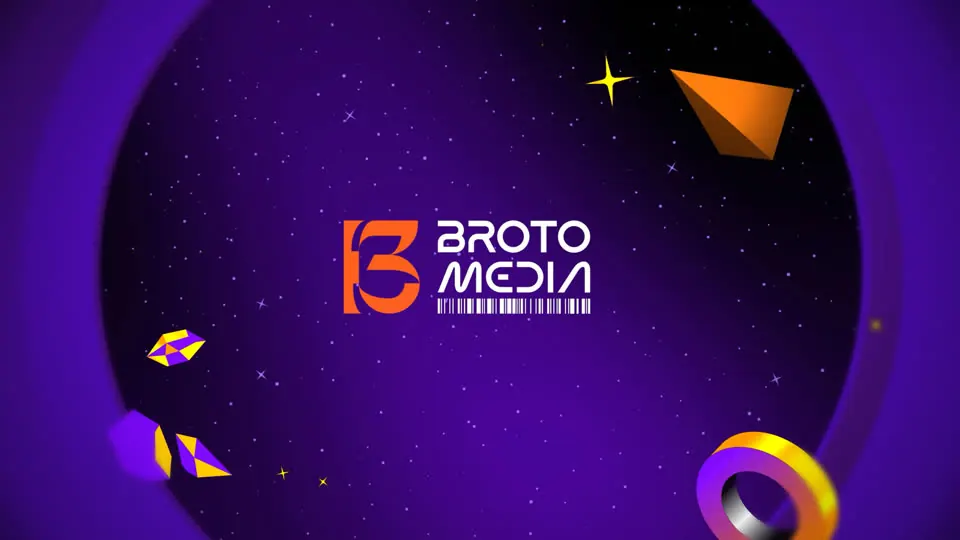 Brotomedia Playful Logo Animation