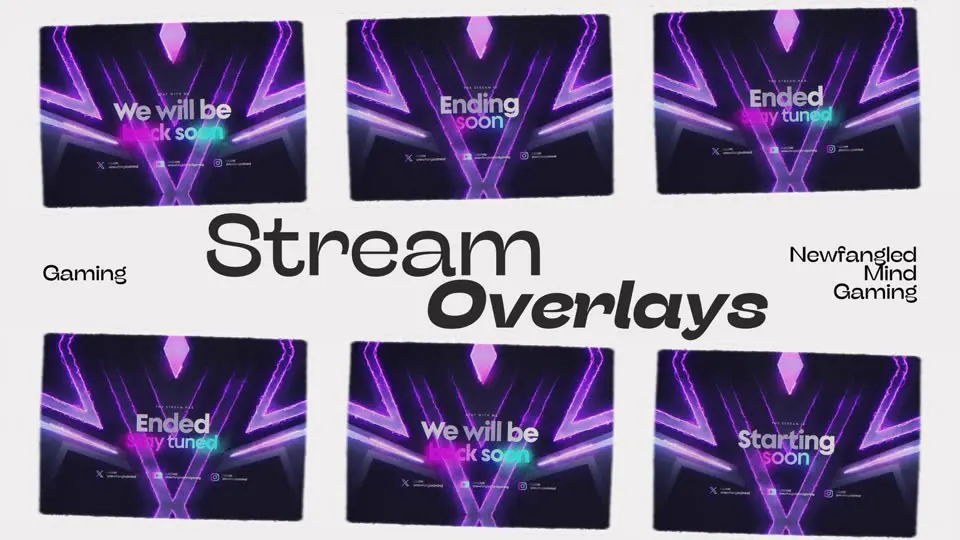Gaming Stream Overlays Newfangled Mind Gaming Thumbnail